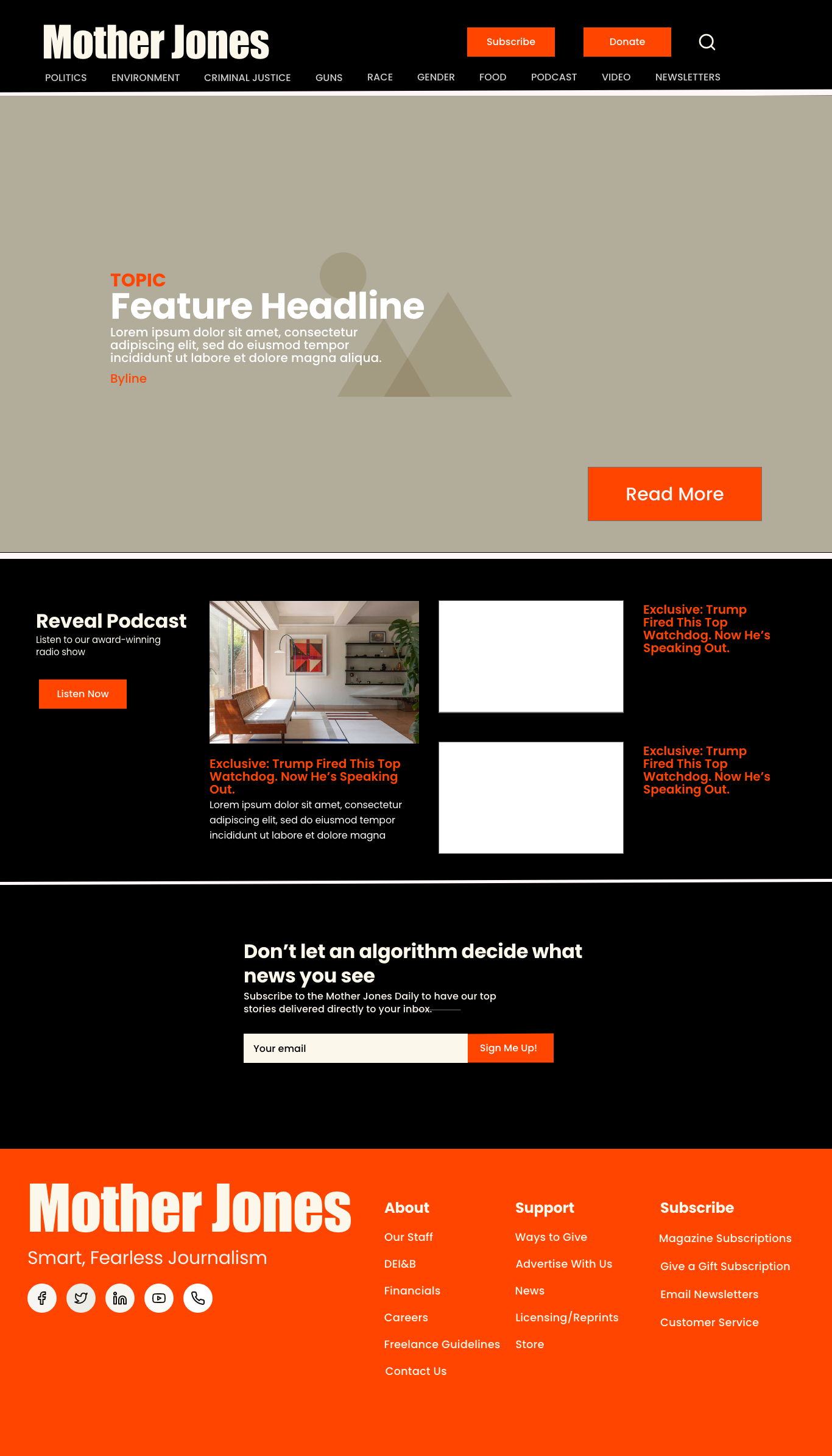 Web and Mobile Wireframes